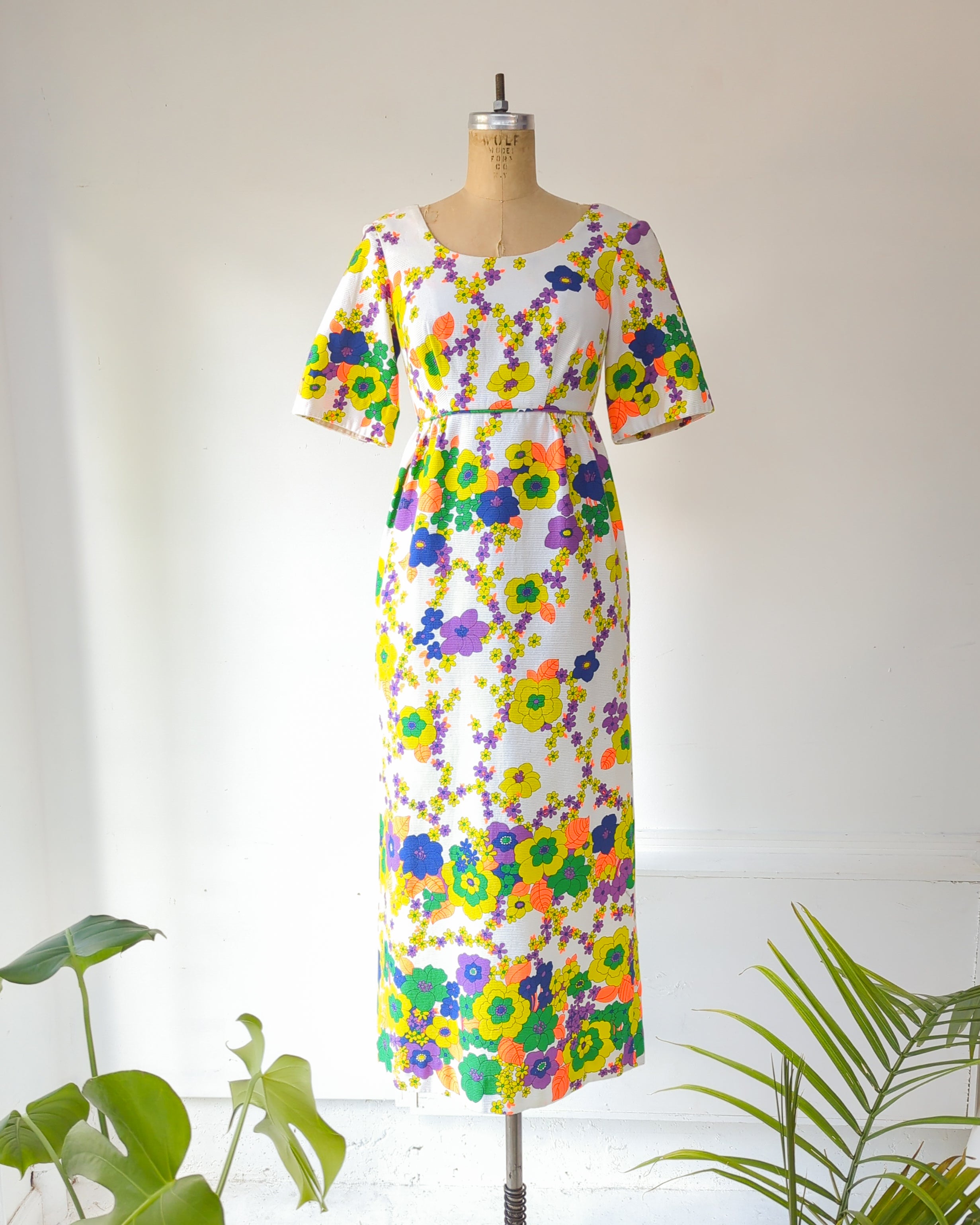 60s hotsell floral dress