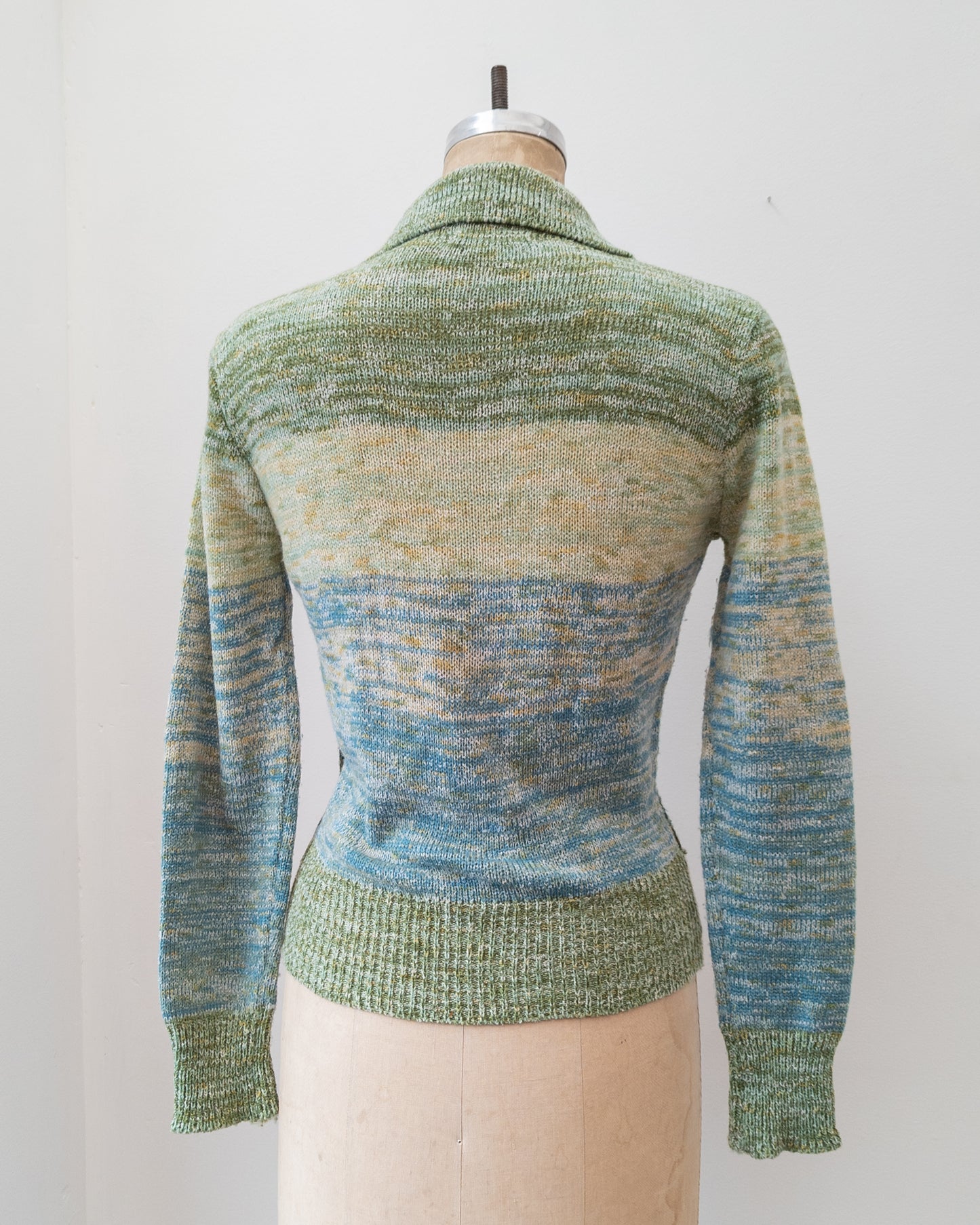 70s Arpeja Organically Grown Novelty Sweater Jacket