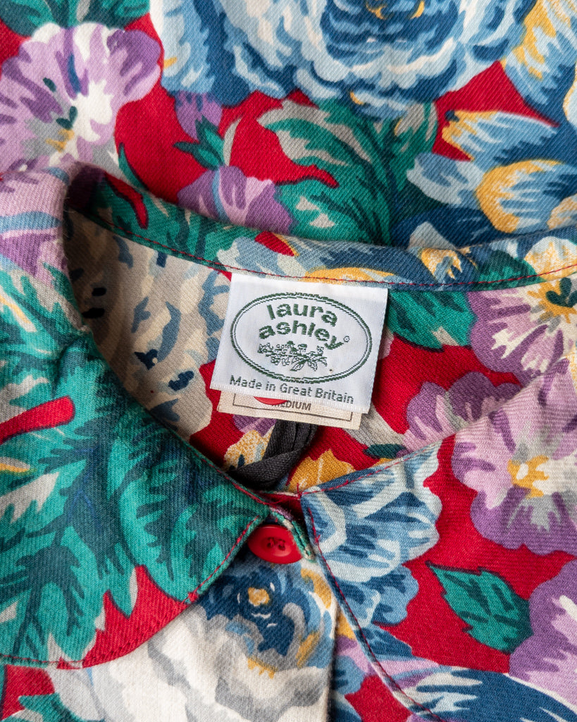 80s Laura Ashley 3-Piece Floral Skirt Set