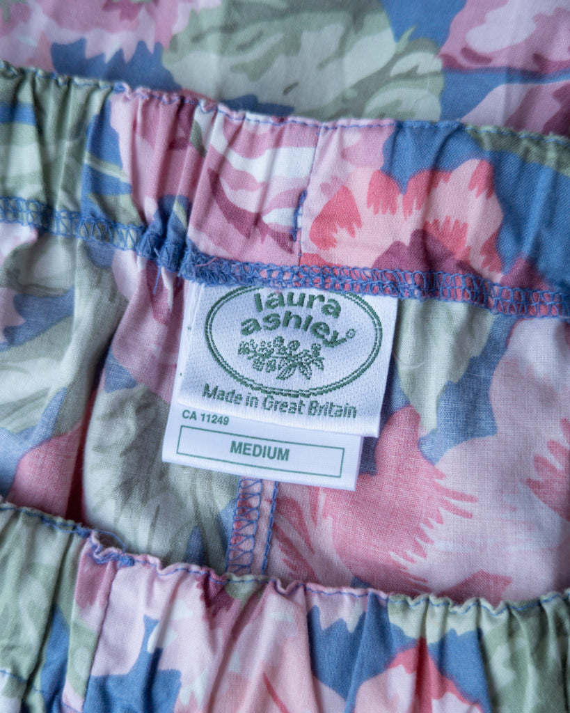 90s Laura Ashley Floral Cotton Lounge Pants