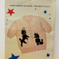 Rare 50s Novelty Poodle Sweater | M