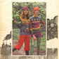 70s Charlie's Girls Colorful Sweater / M