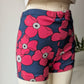 70s Poppy Print Swim Shorts / S
