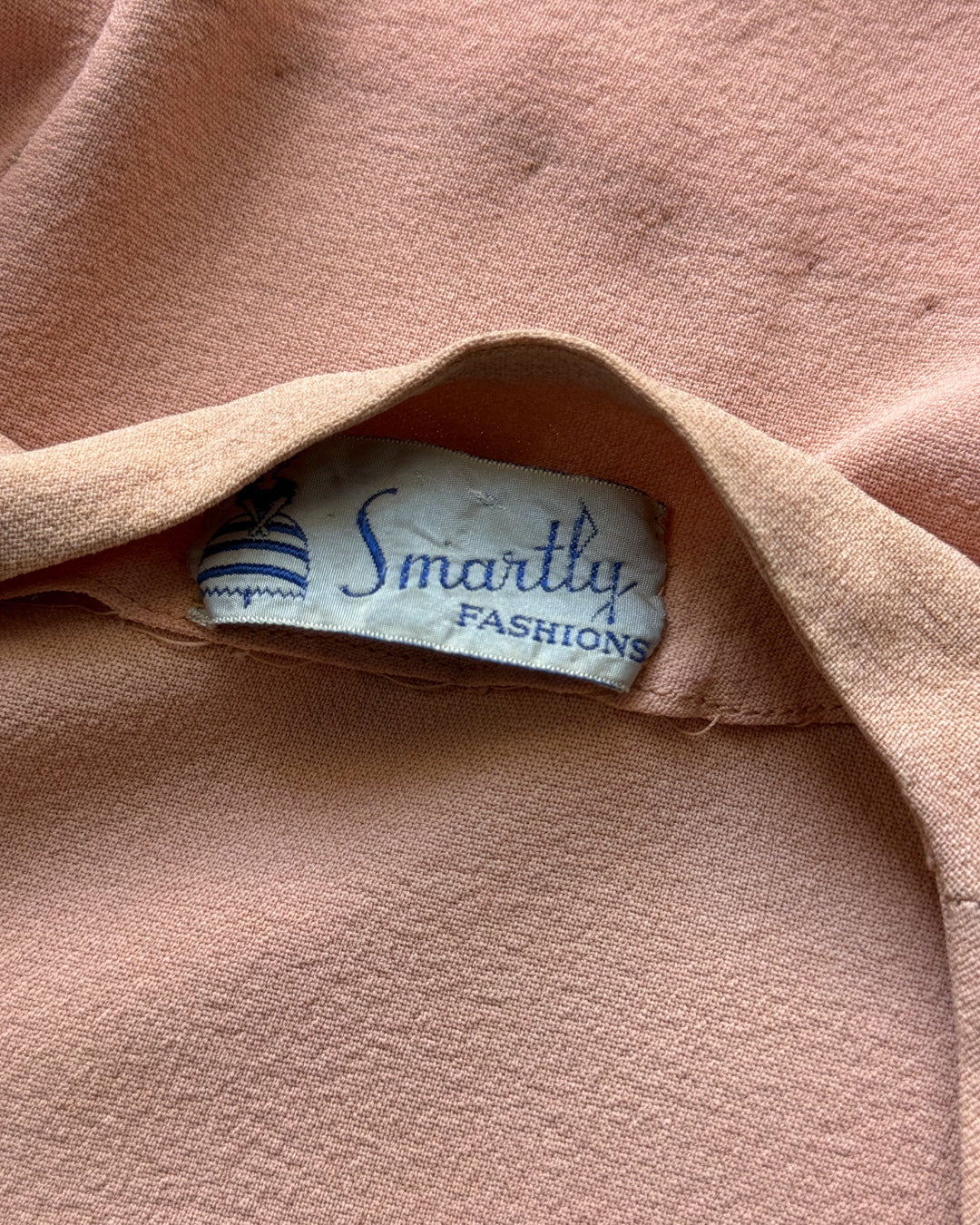 30s Embroidered Zip Front Crop Blouse / XS