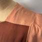 40s Carole King Embroidered Dress / S