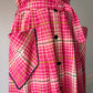 40s Pink Cotton Day Dress / L
