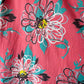 40s Seersucker Dressing Gown / L