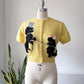 Rare 50s Novelty Poodle Sweater | M