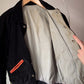 50s Black & Orange Corduroy Jacket / M