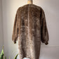 50s Mohair Wool Balloon Sleeve Military Liner Jacket / OSFM