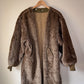 50s Mohair Wool Balloon Sleeve Military Liner Jacket / OSFM