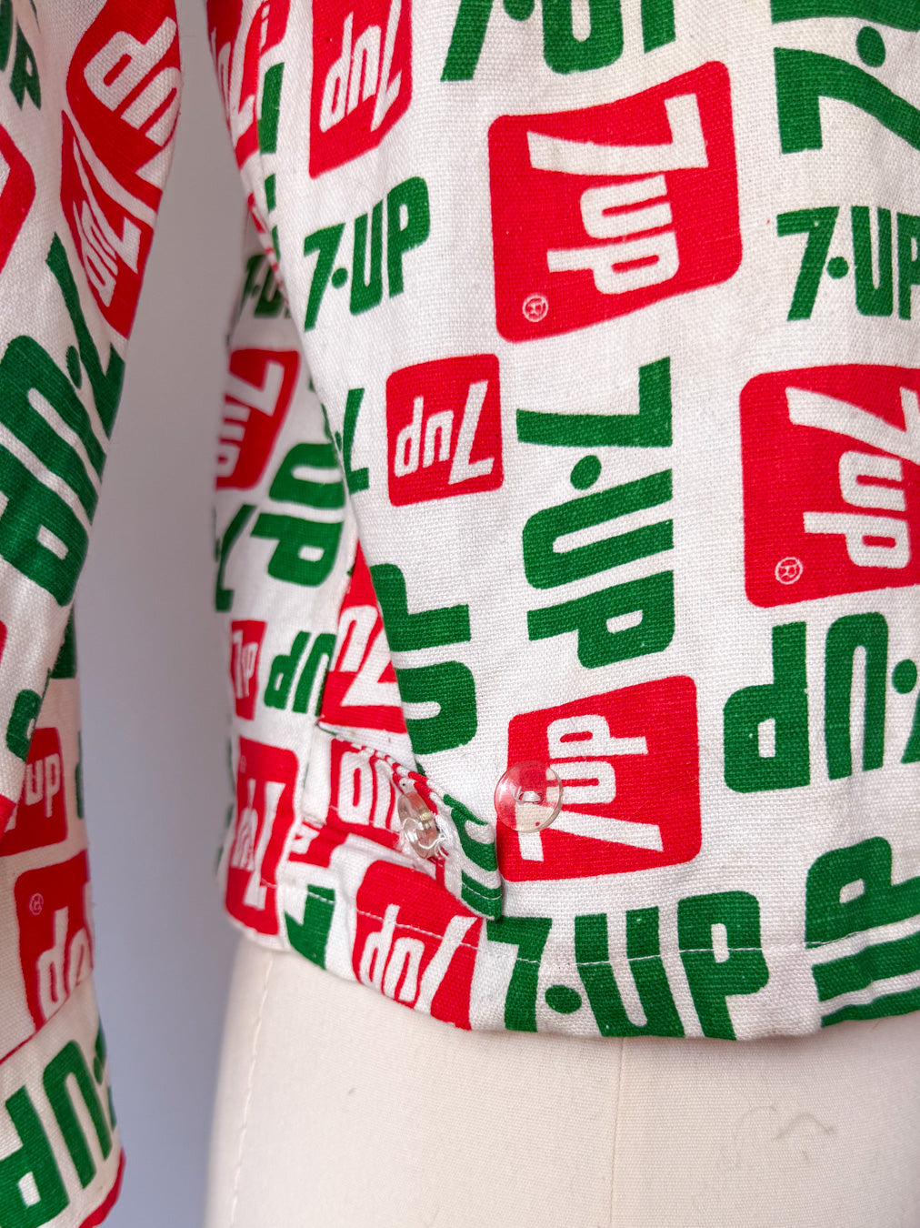 Rare 70s 7up Cotton Jacket / S