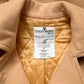 60s Courrèges Tan Wool Trench Coat / S-M