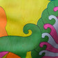 60s Vanity Fair Psychedelic Lounge Dress / S-M