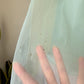 60s Vanity Fair Pastel Rainbow Chiffon Nightgown / S