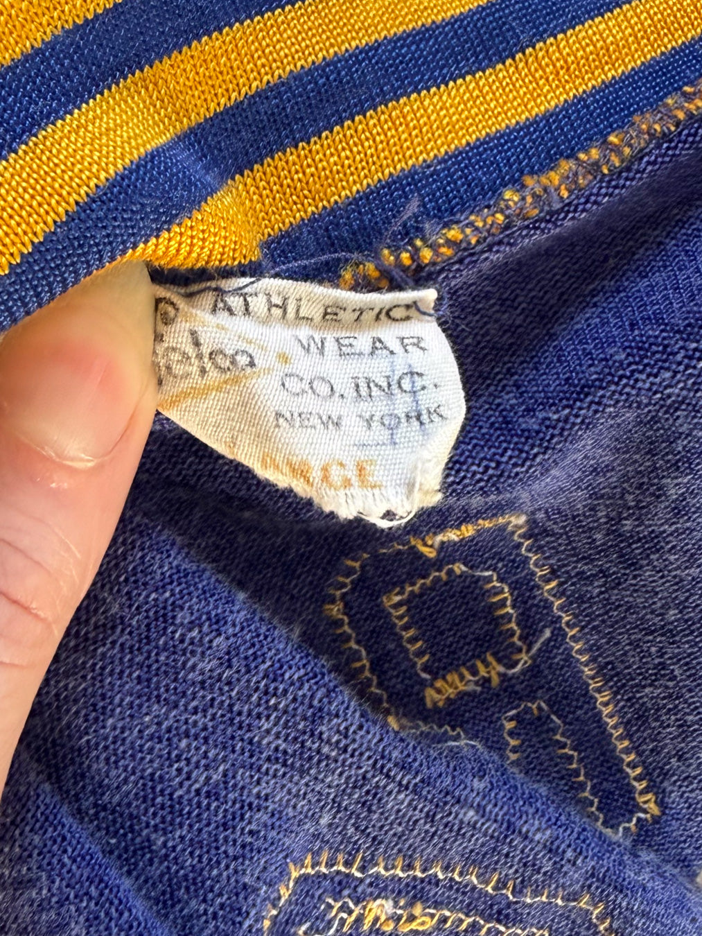 60s Warriors Durene Zip Jersey | S