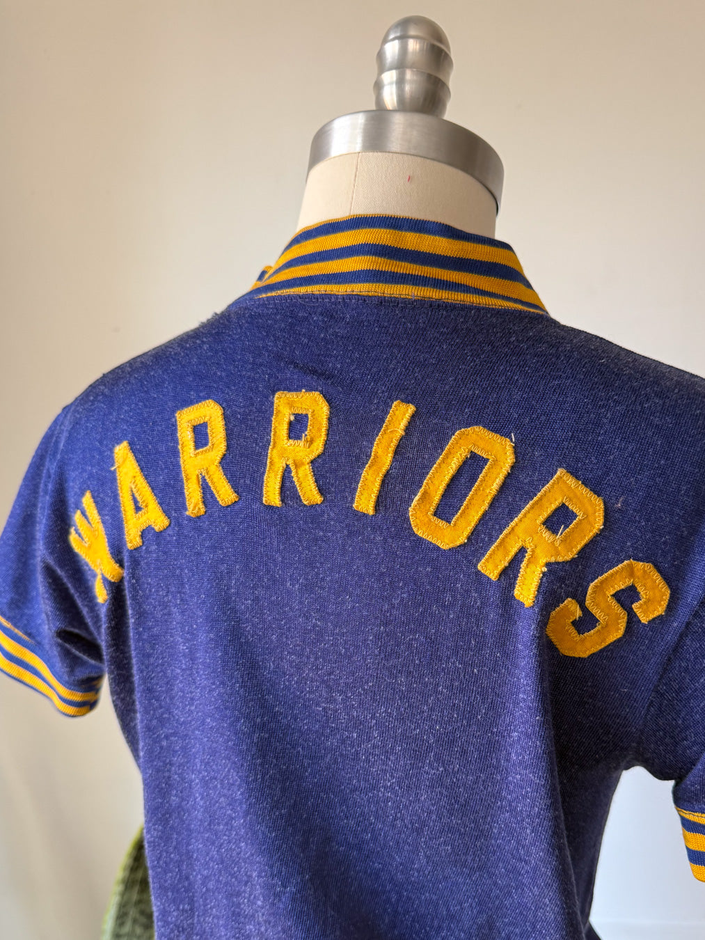 60s Warriors Durene Zip Jersey | S