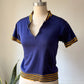 60s Warriors Durene Zip Jersey | S