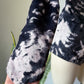 60s Fuzzy Gray & Black Print Faux Fur Costume Bodysuit / M