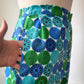 60s Printed Cotton Shorts / S