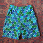 60s Printed Cotton Shorts / S
