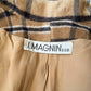 60s I. Magnin Plaid Camel Hair Coat / S-M