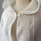 60s Hooded Swim Cover-up / S-M