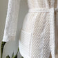 60s Hooded Swim Cover-up / S-M