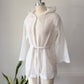 60s Hooded Swim Cover-up / S-M