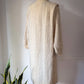 80s Ivory Handwoven Mohair Coat / S-L
