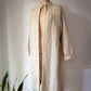 80s Ivory Handwoven Mohair Coat / S-L