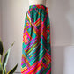 70s Alice Psychedelic Wrap Skirt / S-M