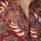 70s Catherine Ogust Printed Cotton Dress / M-XL