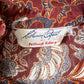 70s Catherine Ogust Printed Cotton Dress / M-XL