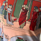 70s Novelty Egyptian Print Top / M