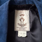 70s Gassy Jack Blue Suede Belted Jacket / XS-S