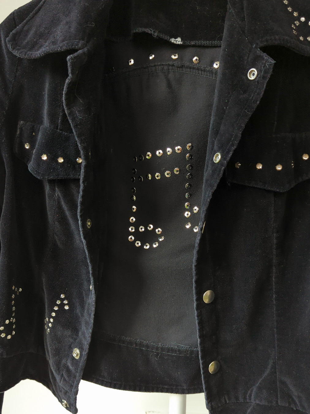 Rare 70s Happy Legs Music Note Jacket / S