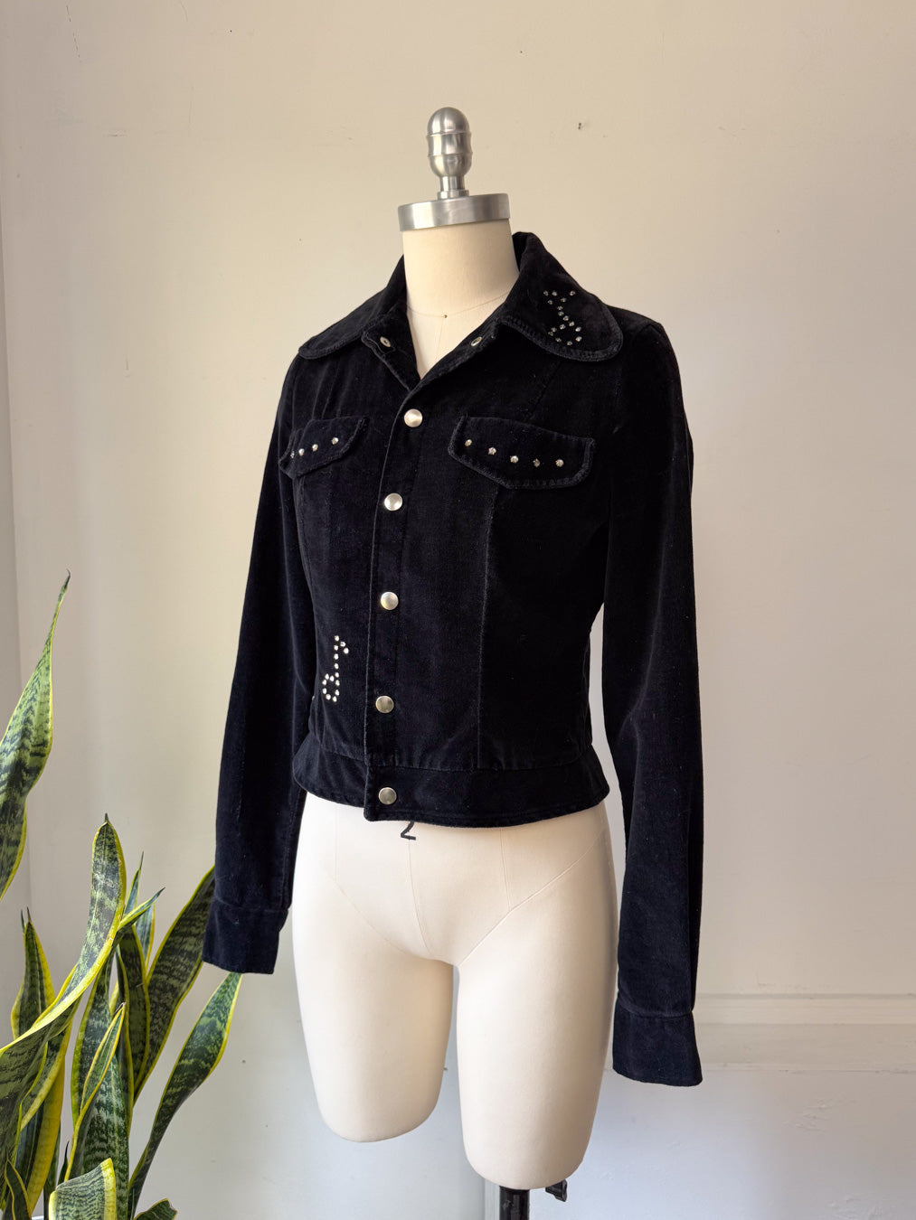 Rare 70s Happy Legs Music Note Jacket / S