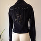 Rare 70s Happy Legs Music Note Jacket / S