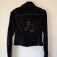 Rare 70s Happy Legs Music Note Jacket / S