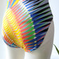 70s Italian Halter Swimsuit / S