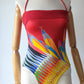 70s Italian Halter Swimsuit / S