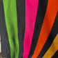 70s Tori Richard Rainbow Maxi Dress / L