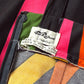 70s Tori Richard Rainbow Maxi Dress / L