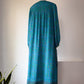 70s Treacy Lowe Novelty Print Animals Silk Dress / S-M