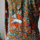 70s Unicorn in Captivity Novelty Print Shirt / M