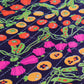 70s Neon Veggies Maxi Dress / S