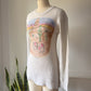 70s Air Brushed Thermal Top / S-M