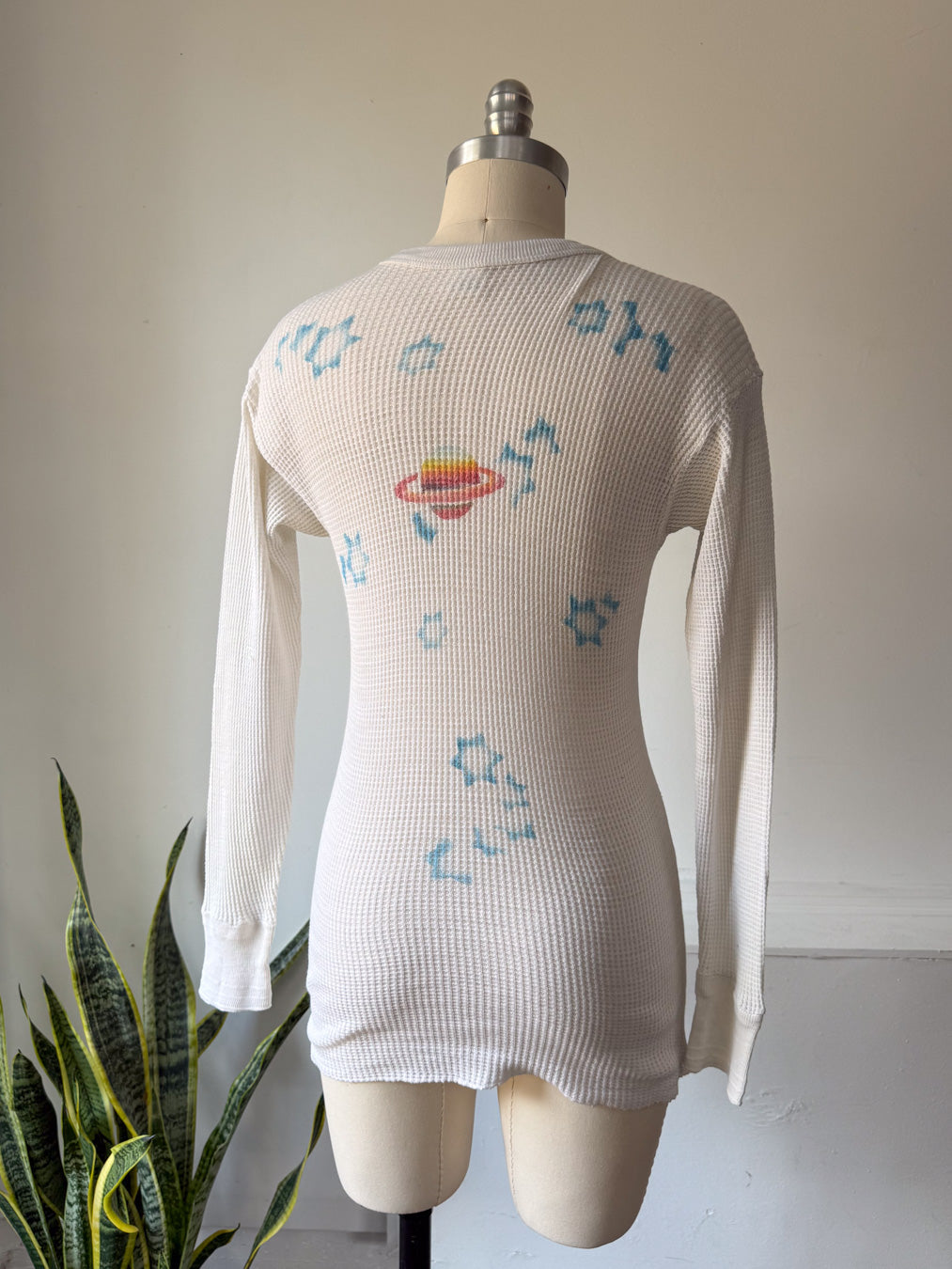 70s Air Brushed Thermal Top / S-M