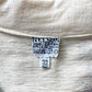 70s Novelty Print Cotton Polo Tee / XS-S